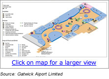 Gatwick Airport Terminal Map