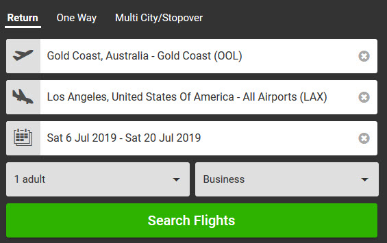 One way direct flights cheap