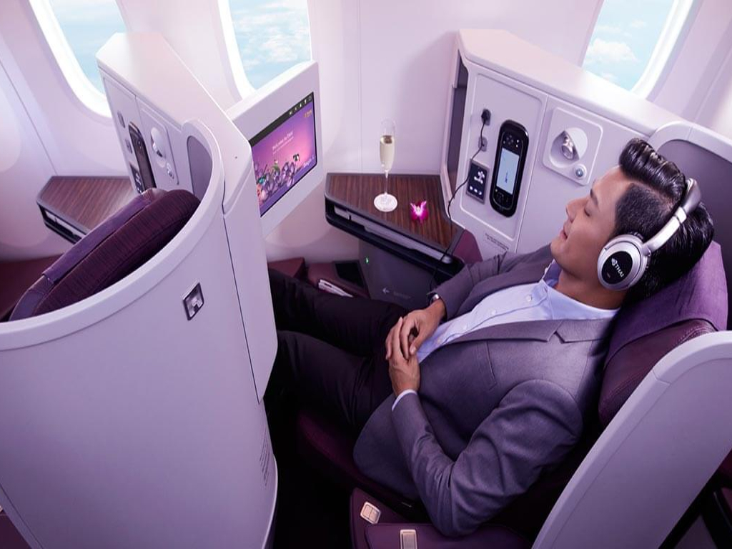 Recline in comfort in Royal Silk Class.