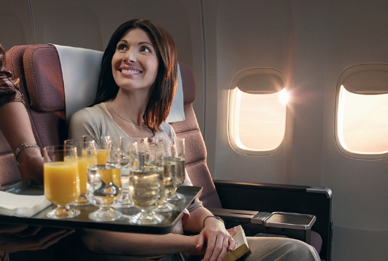 Business Class Dining