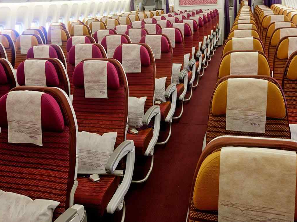 Seating in Thai Airways Economy Class