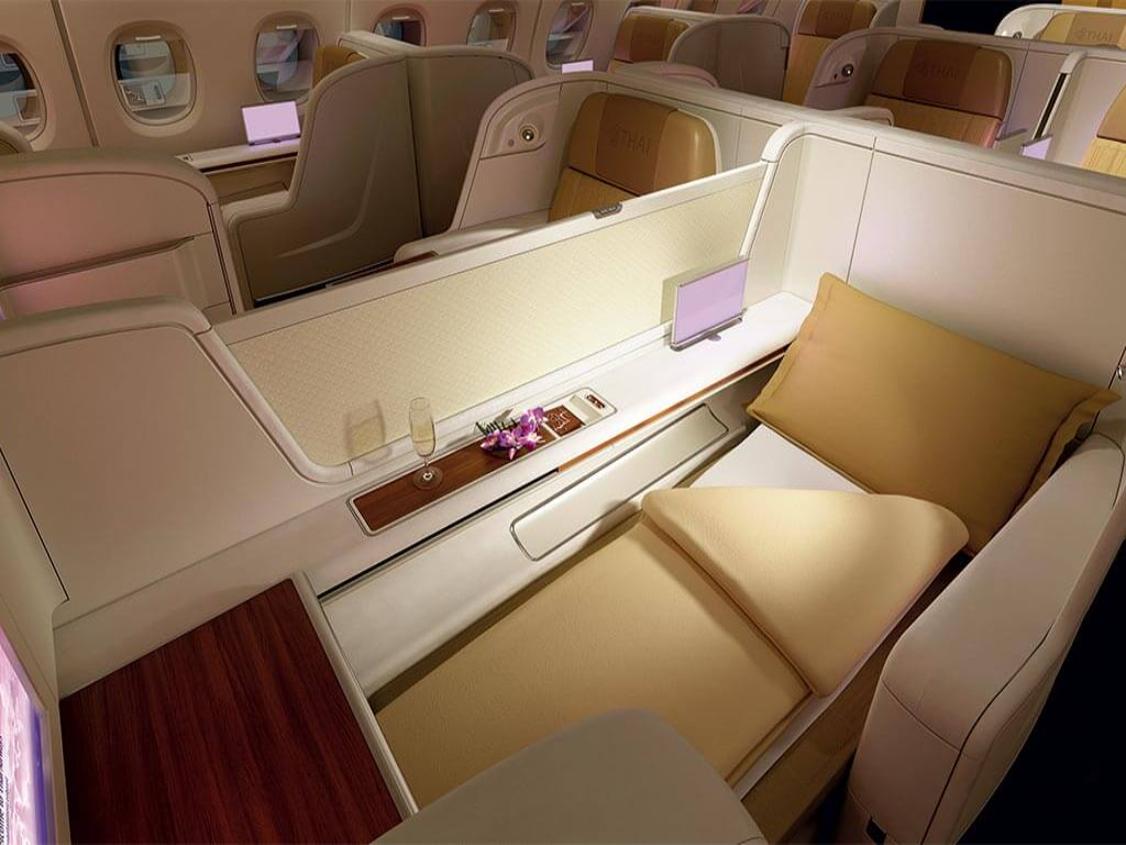Reclining Seating in Royal First Class