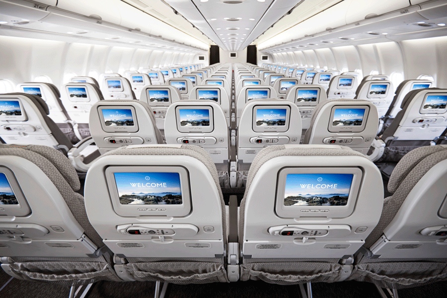 Fiji Airways A330 Economy Entertainment