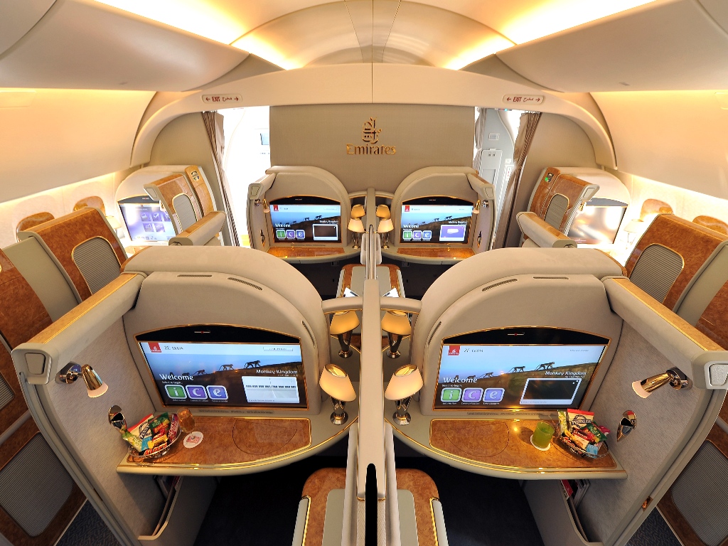 Emirates A380 First Class Seating