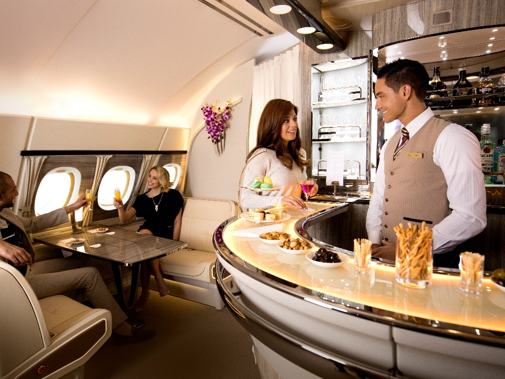 Lounge Aboard Emirates Craft