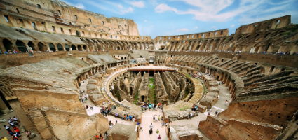 Inside the Colosseum, Rome