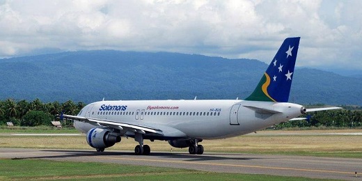 solomon airlines jet