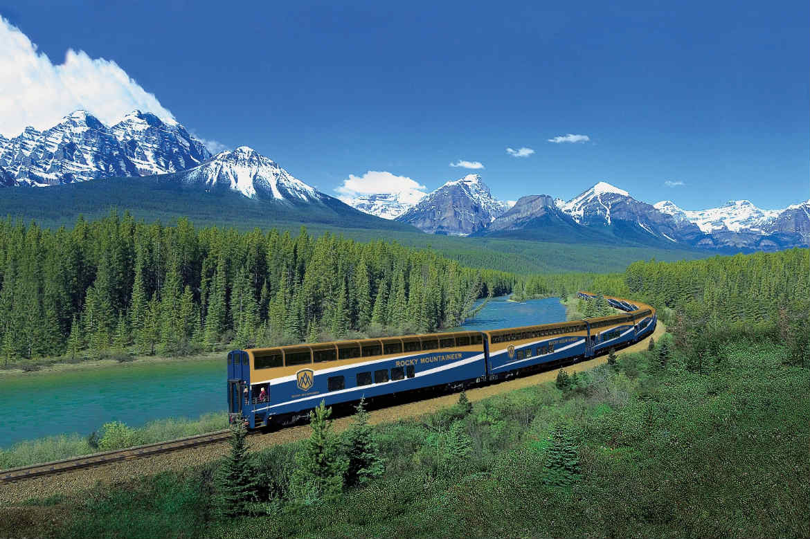 rocky mountain tour by train
