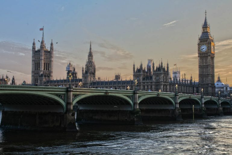 London, England, Big Ben Houses of Parliament