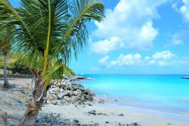 Caribbean island beach